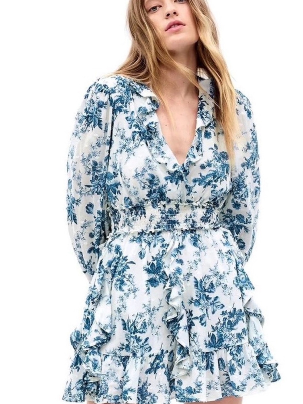 LoveShackFancy for GAP Floral Ruffle Dress